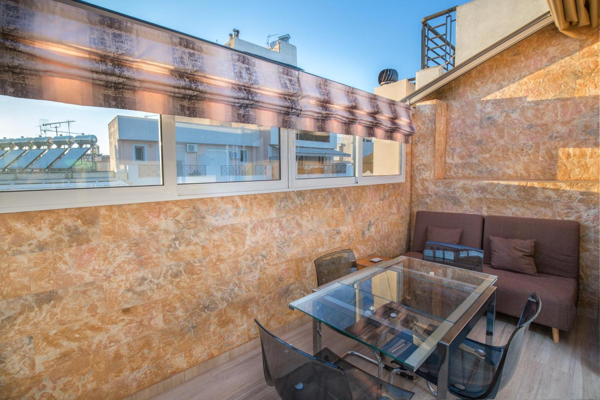 Cosy Apartment With Terrace Near Metro Station Athen Eksteriør bilde
